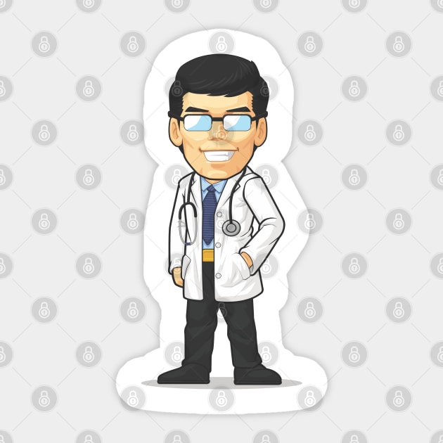 Doctor Sticker by Asykar